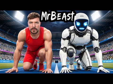   MrBeast. Human  vs Robot Race – Who Is Faster?!