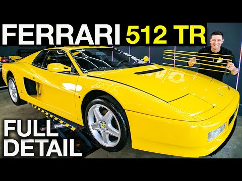 Rare Ferrari 512 TR Full Detail and Drive!