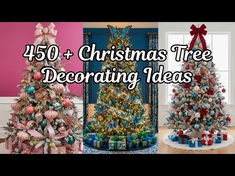 How to Decorate a Christmas Tree Like a Professional Designer - 450+ Christmas Tree Decorating Ideas