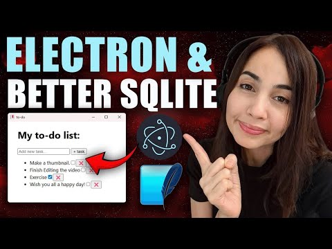 Electron JS, Vite & Better SQLite: Complete Tutorial Build a Desktop App From Scratch to Installer