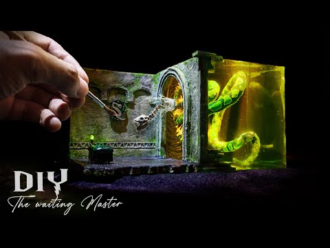 I built Slytherin Common Room, with a Secret gateway to the Black Lake