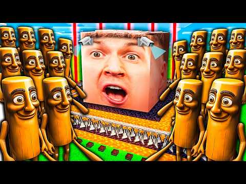 МОЯ ЗАЩИЩЁННАЯ БАЗА ПРОТИВ 10000 ТУНГ ТУНГОВ! НАС РАЗРУШИЛИ! МАЙНКРАФТ