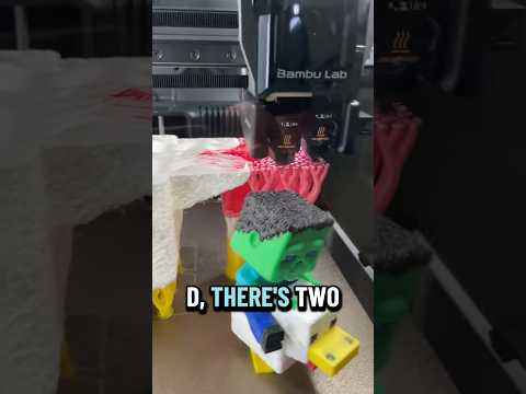 I 3D Printed a massive chicken on the H2D! #bambulab #bambulabh2d #h2d #fyp