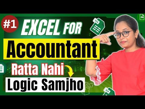 #1 Excel for Accountants: Stop Ratta, Start Smart Work | Practical Tips & Tricks by Diya Patel