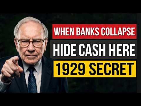 Warren Buffet: Where to Store Your Cash If Banks Fail — The 1929 Strategy Nobody Is Teaching