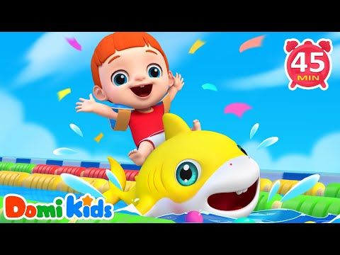 彩色水上樂園🌈💦｜歡樂戲水玩不完！｜一起進入彩色水上樂園吧｜寶貝多米