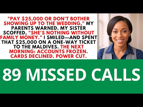 They Said Pay $25,000 or Don’t Come to the Wedding—So I Fled to the Maldives and Froze Every Account