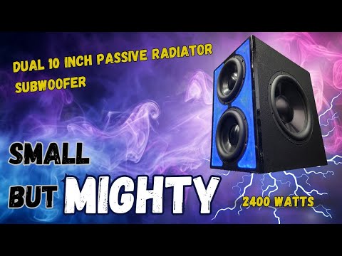 This 10 inch sub blew out my 15 inch passive radiators.