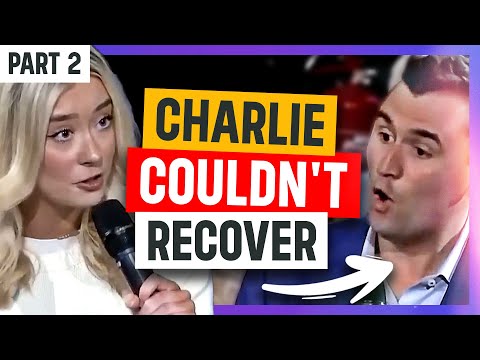 Feminist SPANKS Charlie Kirk With This 1 Ancient Trick