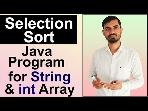 Selection Sort Algorithm With Java Program by Deepak