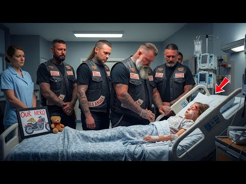 Fillette sans-abri sauve l’enfant d’un motard, tombe dans le coma… Réaction des Hells Angels.