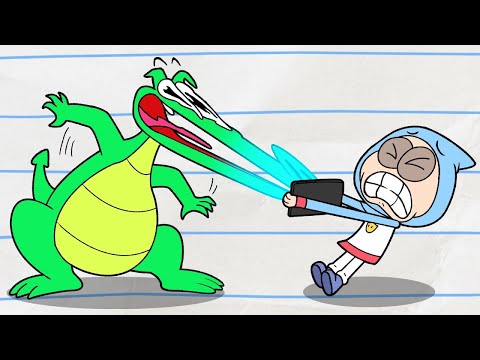 Dragon Glued To His Tablet! | (NEW) Boy & Dragon | Cartoons For Kids | Wildbrain Fizz
