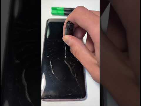 Reparar el cristal roto #smartphone #galaxy #uv #samsung #s9 #android #screenprotector