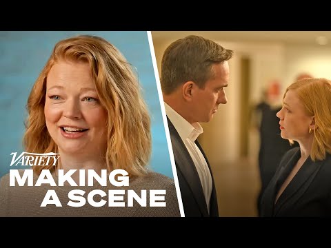Sarah Snook & the 'Succession' Team Break Down That Harrowing Balcony Fight | Making a Scene
