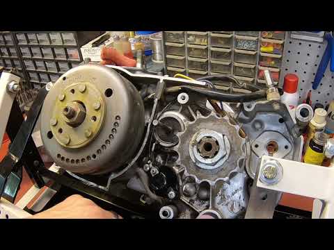 75 Suzuki TS250 engine disassembly part 1