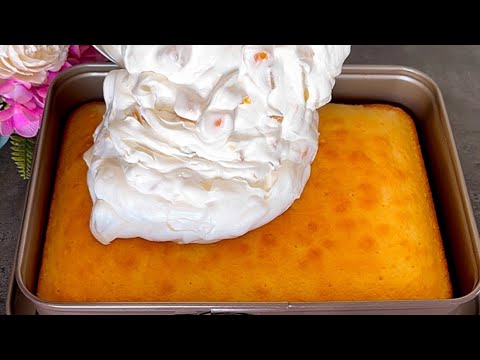 GÂTEAU aux fruits facile en quelques minutes! Simple et très délicieux