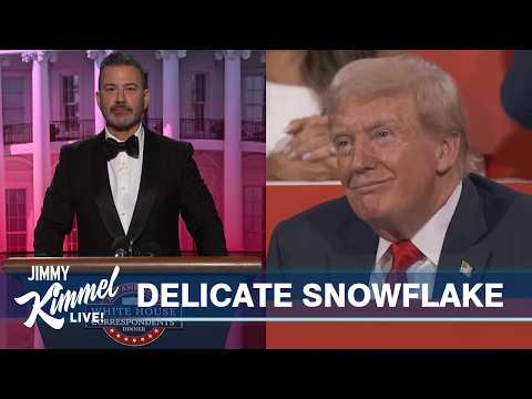 Jimmy Kimmel Roasts Trump & His MAGA Minions at Our Alternative White House Correspondents’ Dinner