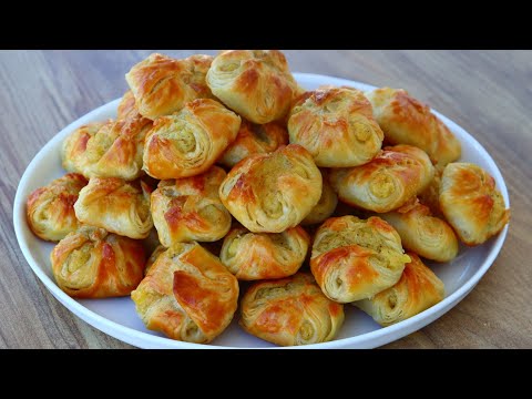 Make it Crispy like Puff Pastry in 15 Minutes with Flour, Water, Salt!! It will become a habit.