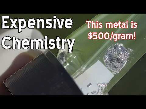 Dissolving Rhodium Metal to Make Colours