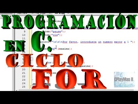 Programación en C - Ciclo FOR