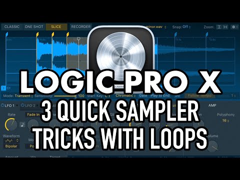Logic Pro X - 3 Quick Sampler Tricks with Loops! (CUSTOM INSTRUMENTS)
