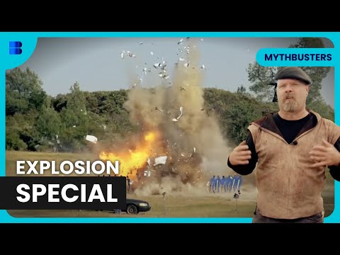 Can Concrete Stop a Bomb? - Mythbusters - Science Documentary