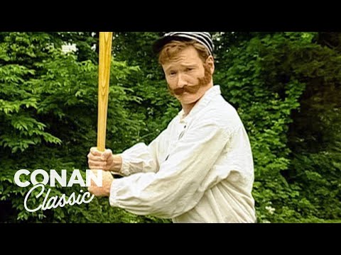 Conan Plays Old Timey Baseball | Late Night with Conan O’Brien