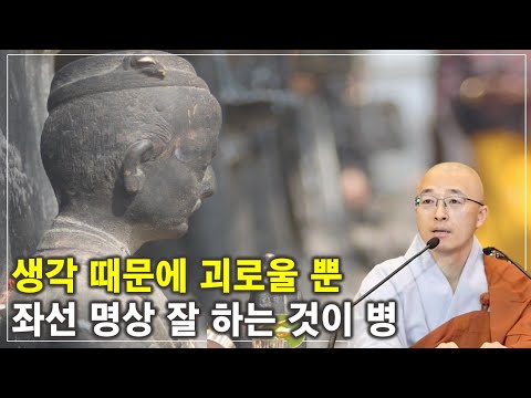 [어록(9)] 반듯하게 좌선 명상하는 것이 병, 이 마음이 곧 부처 - 지공화상 대승찬