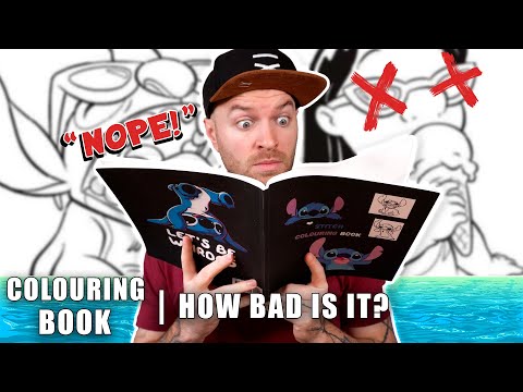Professional Artist vs 'THE WORLDS WORST' Coloring Book