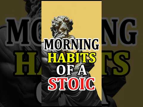7 THINGS YOU SHOULD DO EVERY MORNING (Stoic Routine)