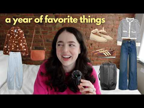 2025 favorites! my most worn pieces in my closet, running favs, and some cool things I did this year