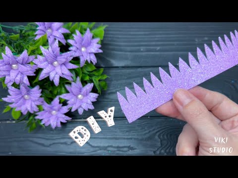 Easy Flowers from EVA Foam Easy Flowers DIY Tutorial Crafts