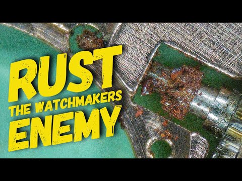 Rust The Watchmakers Enemy- Garrard Watch Restoration