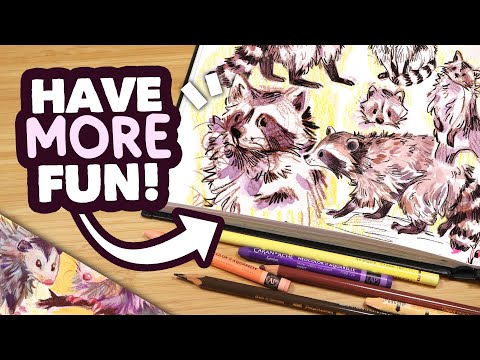 How to Have FUN Sketching Again // when drawing becomes a chore