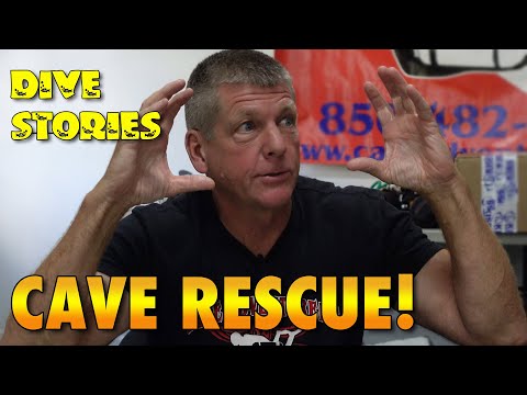 Edd Sorenson describes an underwater cave rescue! | DIVE STORIES