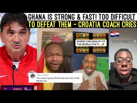 CROATIA COACH CRIES OUT 😭 THAT GHANA WILL BE TOO DIFFICULT TO DEFEAT! BLACK STARS ARE STRONG & FAST 