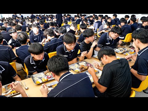 World's Best Korean School Lunch Mass Production Site Revealed / Korean food
