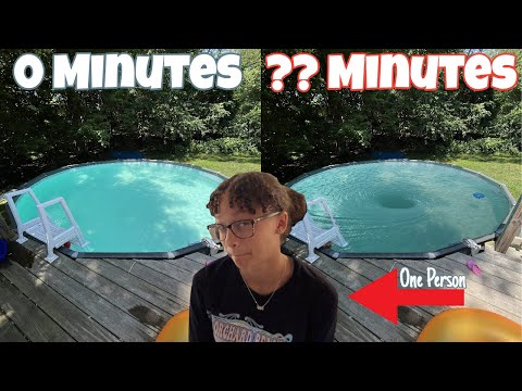 How LONG does it take for ONE PERSON to form a WHIRLPOOL without STOPPING??