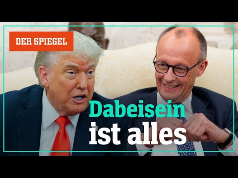 Merz bei Trump in Washington: Glücklich in der Nebenrolle – Shortcut | DER SPIEGEL