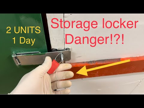 Danger inside?! I won 2 Storage unit auctions, and one has me worried!
