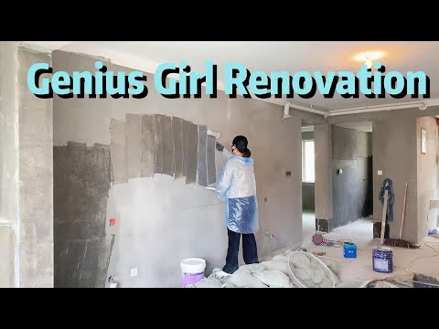 Amazing Change! A single girl renovates an old house by herself