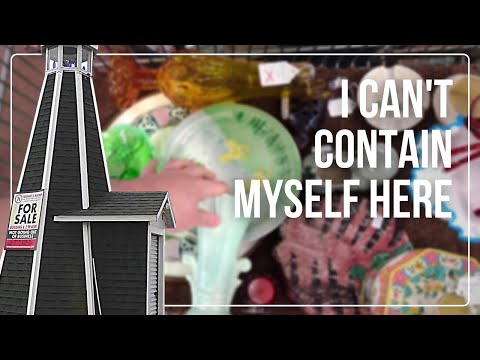 Should I BUY this Antique Mall? ...It's for Sale! This Glassware is my WEAKNESS! Shop with me!