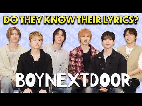 Does BOYNEXTDOOR Know Their Own Songs?