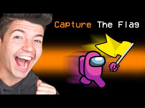 100 Player CAPTURE THE FLAG Mode in Among Us! *chaos*