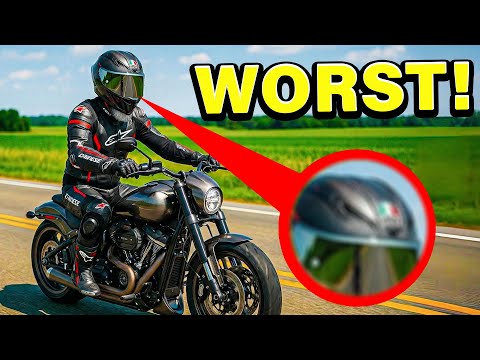7 WORST and 3 BEST Motorcycle Helmets To Save Your Life