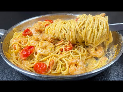 Verblüffend einfach! Spaghetti Deluxe Garnelen & Knoblauch in Rekordzeit! 😱🍤