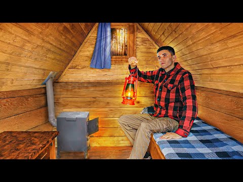 24 HOURS IN A HUT NEAR OUR POND!