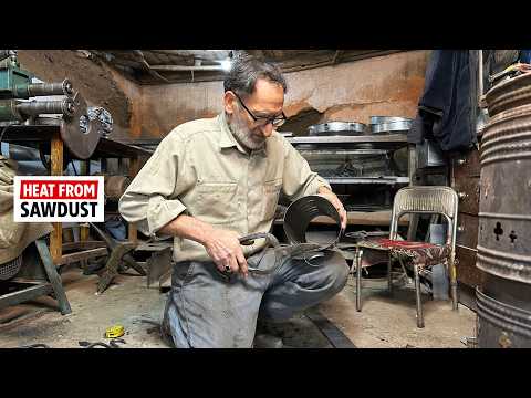 How a Traditional Sawdust Stove Is Built | Old-School Craftsmanship