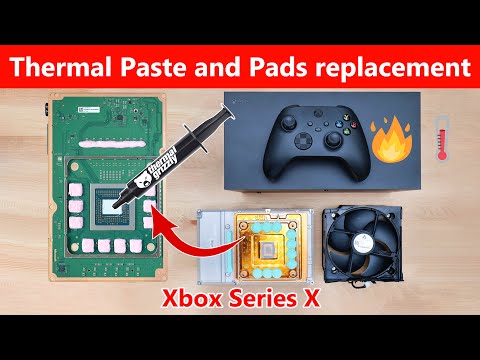 Xbox Series X Thermal Paste and Pads replacement and Cooling System cleaning