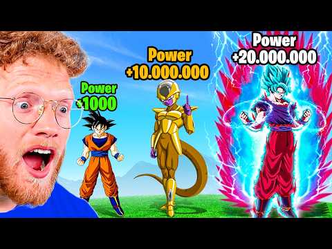 GOKU vs FREIZA POWER LEVEL COMPARISON